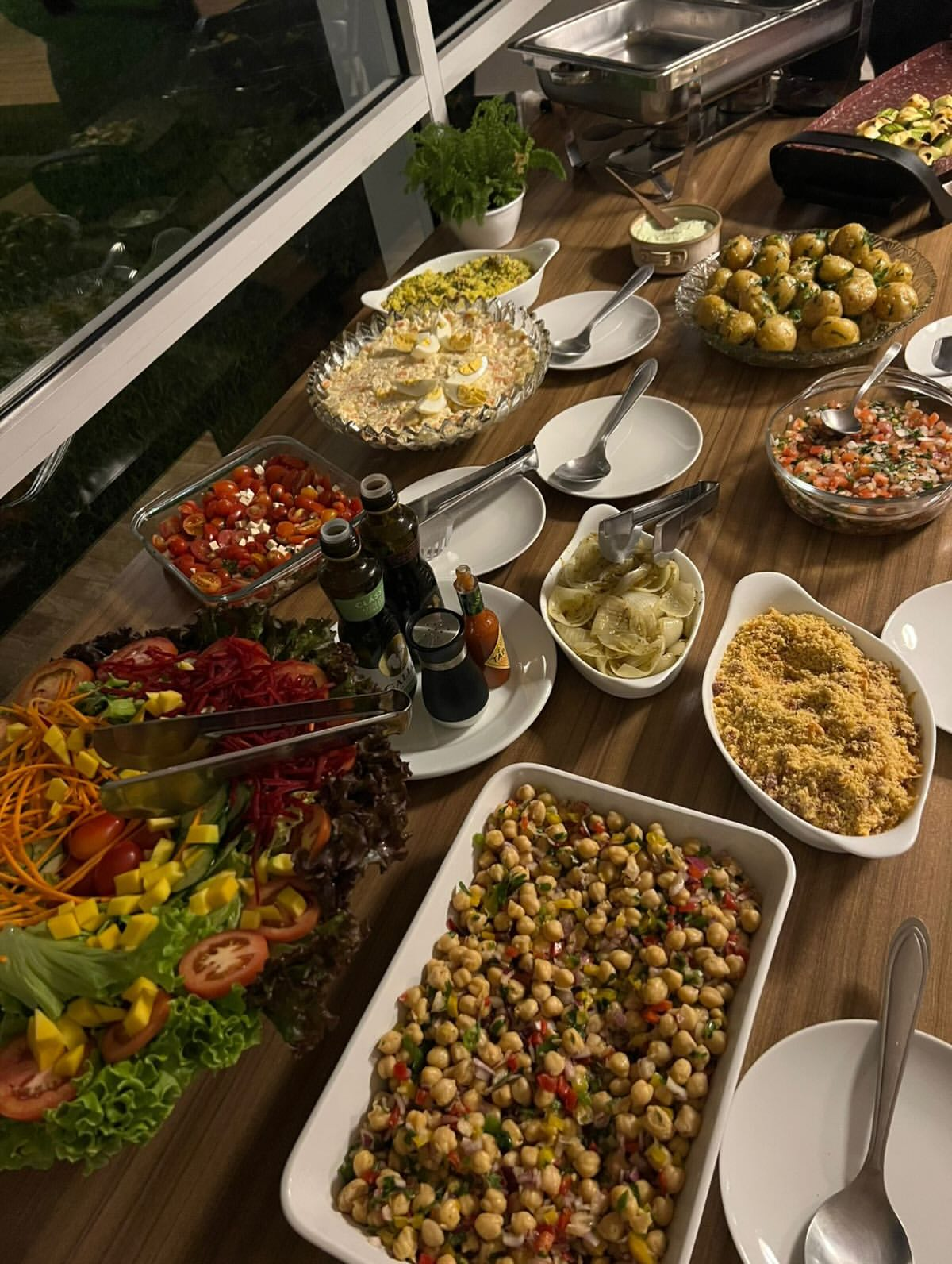 Churrasco e grelha no evento